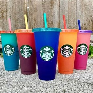 Box of Starbucks 2020 PRIDE color changing cups